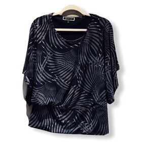 Navy Melanie Lyne blouse